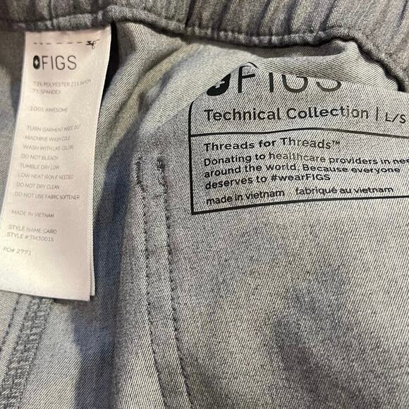 Figs Men’s Scrub Pants Size Med Graphite Cairo Pisco Axim Cargo Medical Uniform - Picture 4 of 14